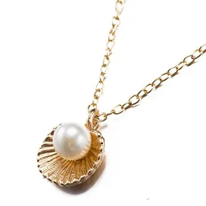 Yellow Chimes Pendant for Woemn Pearl Studded Rose Gold Plated Chain Pendant for Girls and Women