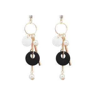 Yellow Chimes Tassel Fashionable Lady Multicolor Earrings for Women & Girls