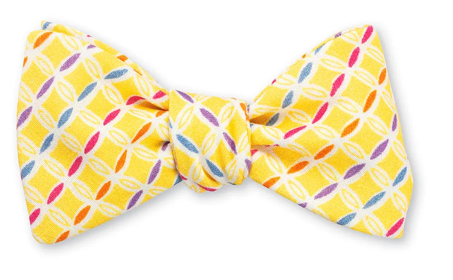 Yellow Cloverdale Bow Tie - B5020