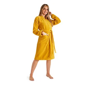 Yellow Color 100% Cotton Bathrobe – For Children’s 1130009