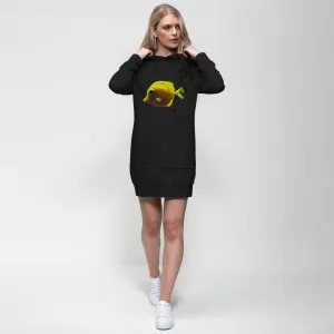 Yellow Fish Premium Adult Hoodie Dress