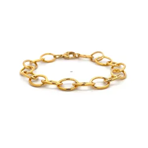 Yellow Gold Charm Bracelet  20-0116