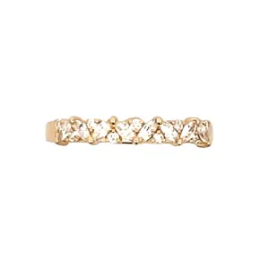 Yellow Gold Marquise Diamond Wedding Band - Lady's PR2453D-S