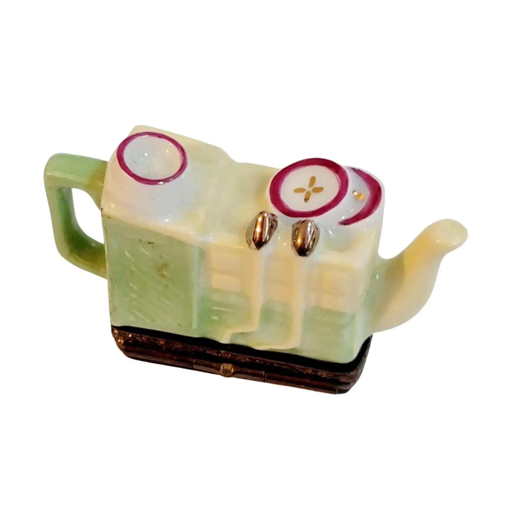 Yellow Green Kitchen Sink Teapot