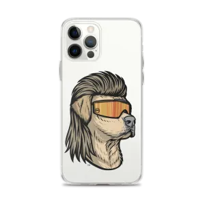 Yellow Lab Mullet iPhone Case - Clear