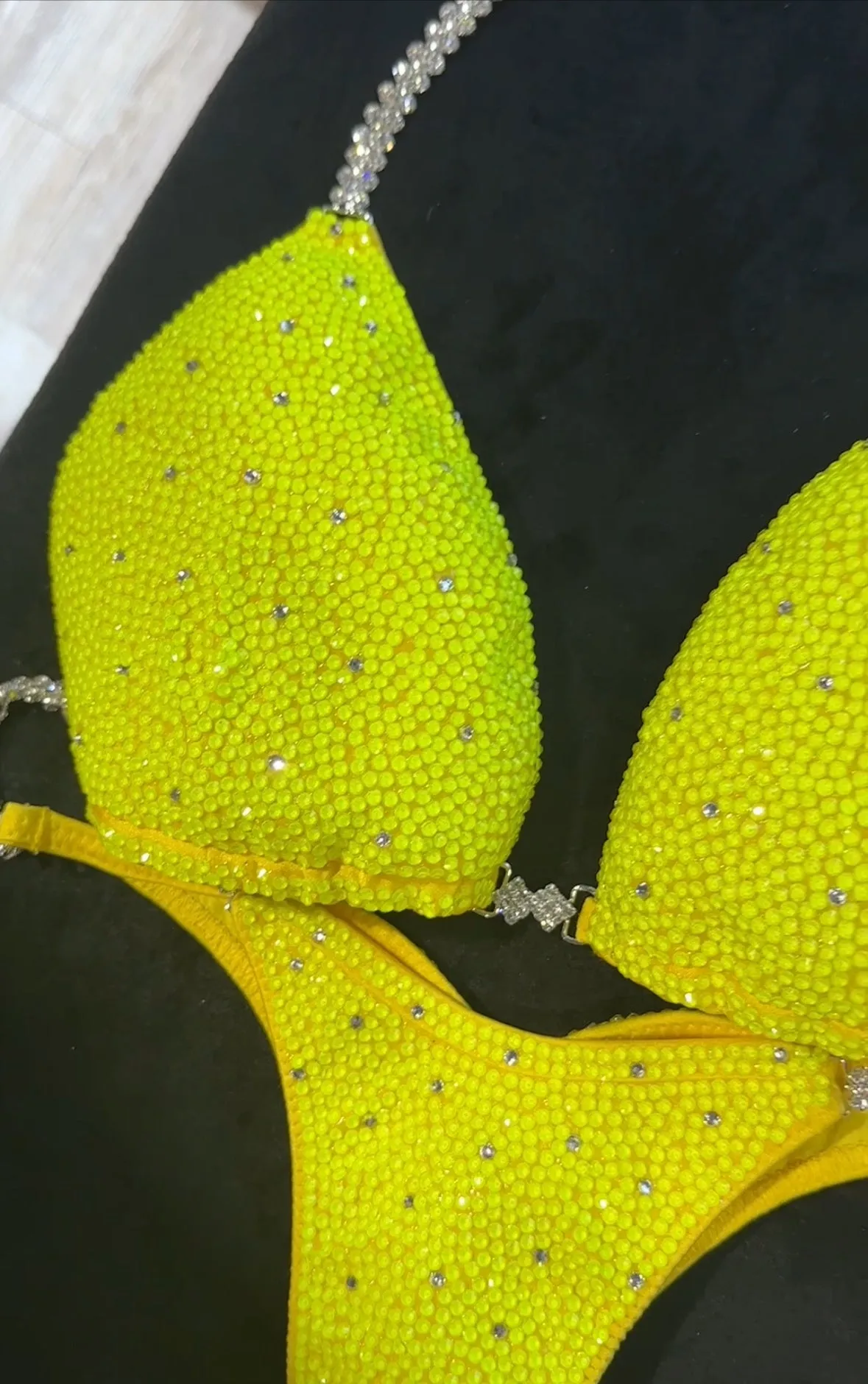 Yellow Neon Vibrant Competition Bikini