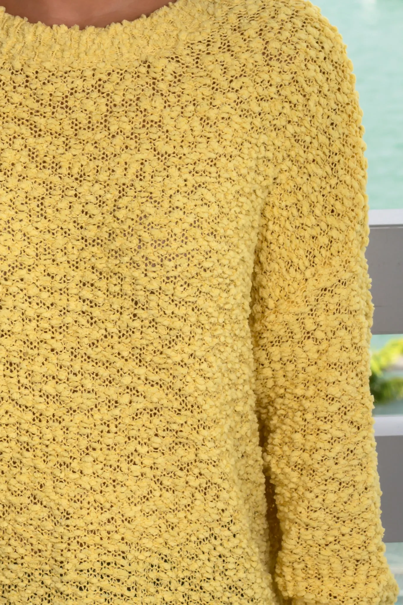 Yellow Oversized Sweater