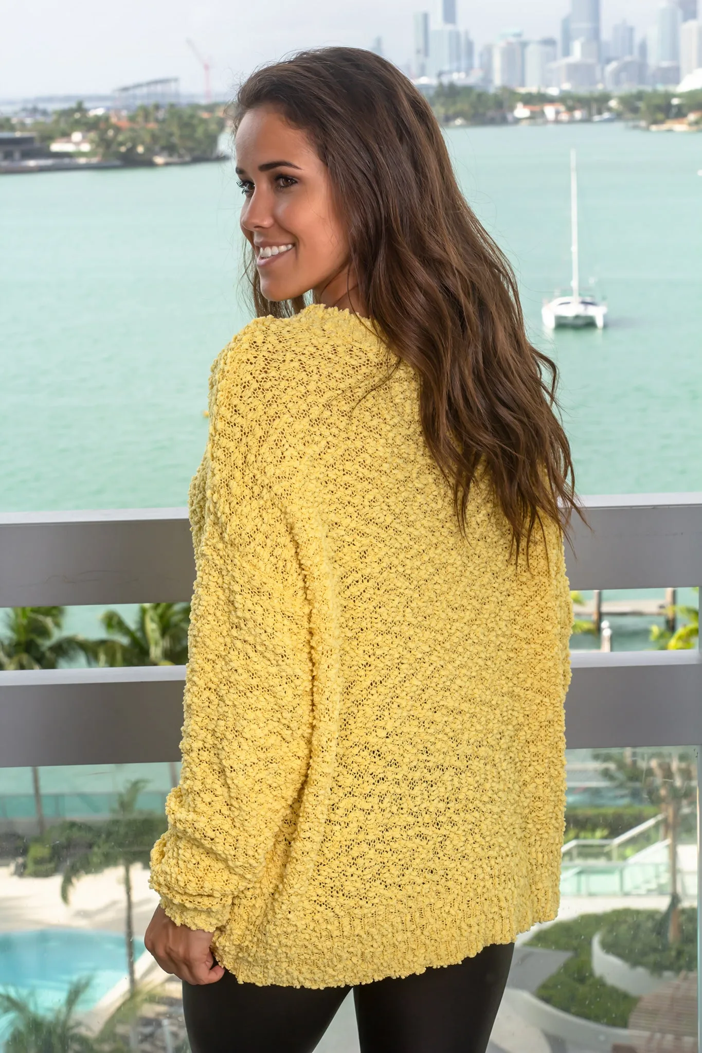 Yellow Oversized Sweater