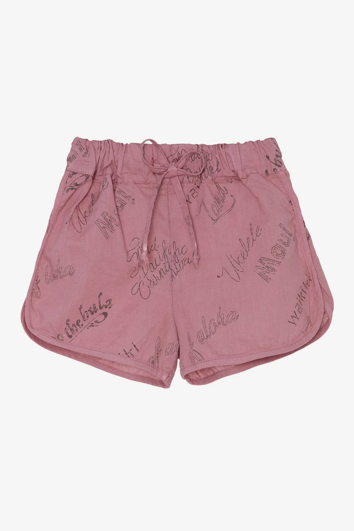 Yellow Pelota Maui Girls Shorts