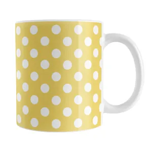 Yellow Polka Dot Mug