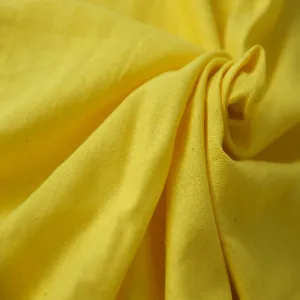 Yellow Pure Cotton Fabric