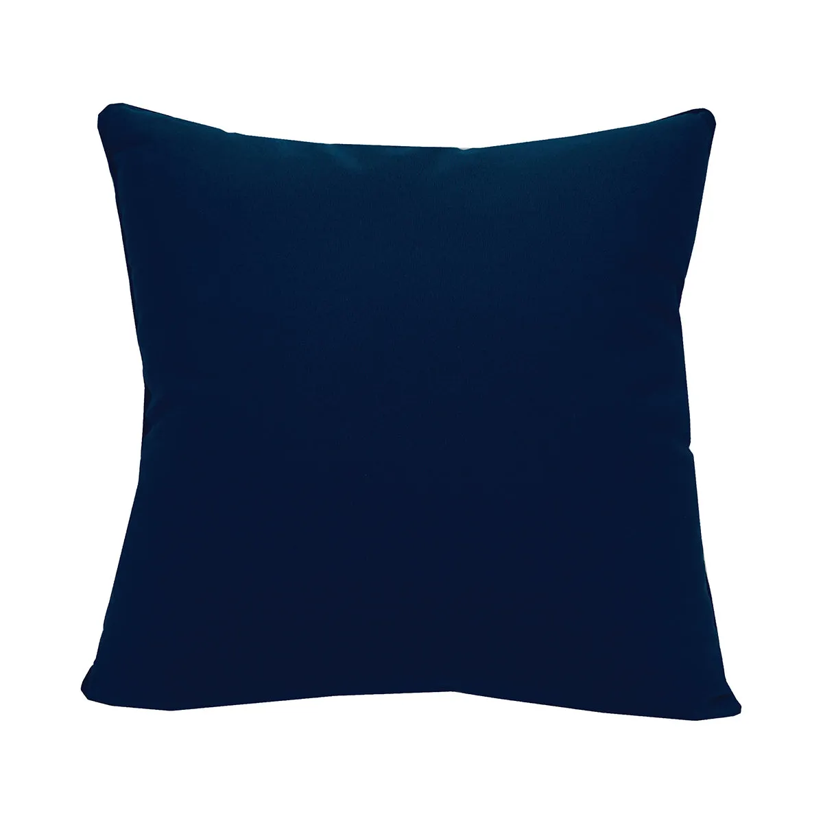 Yellow Stripe Blue Anchor Embroidered Indoor Outdoor Pillow