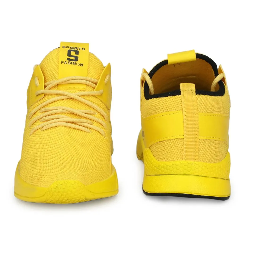 Yellow Trending Sports Shoes For Outdoor Exercises & Games