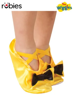 YELLOW WIGGLE SLIPPERS, CHILD