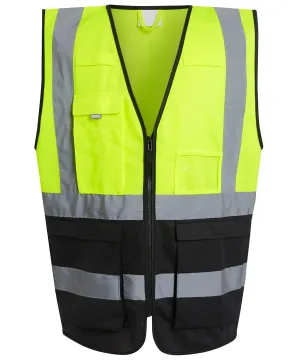 Yellow/Black - Pro hi-vis executive vest