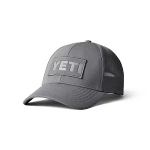 Yeti Men's Logo Patch Low Pro Trucker Gray Cap