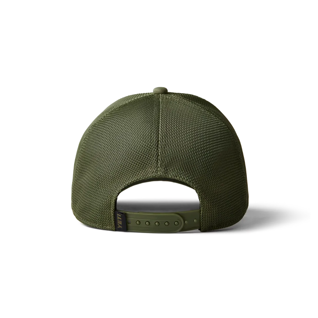 Yeti Men's Logo Patch Low Pro Trucker Olive Cap