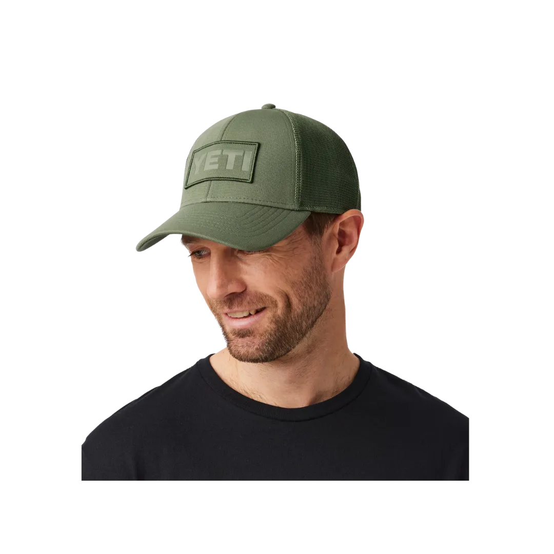 Yeti Men's Logo Patch Low Pro Trucker Olive Cap