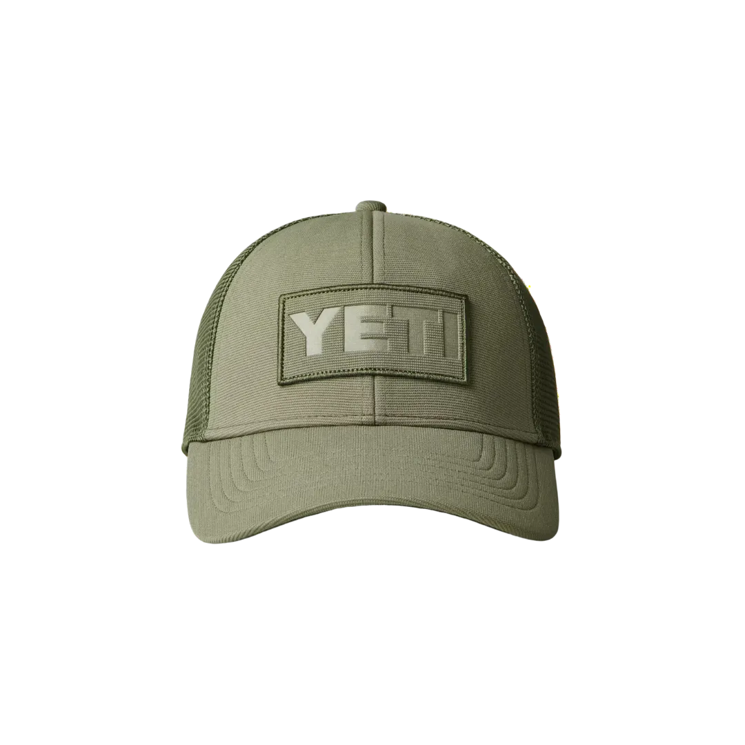 Yeti Men's Logo Patch Low Pro Trucker Olive Cap