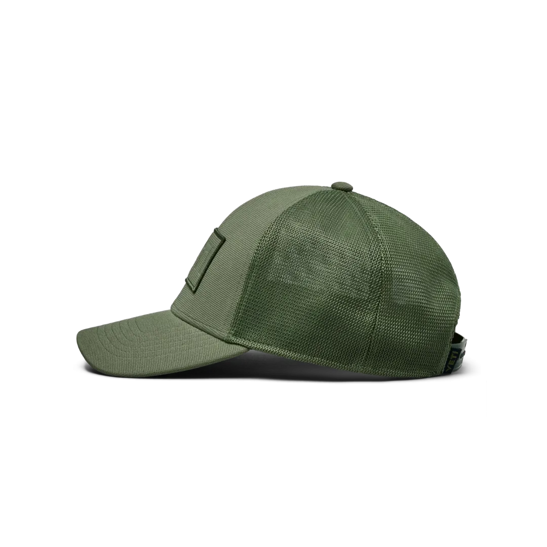 Yeti Men's Logo Patch Low Pro Trucker Olive Cap