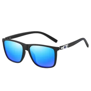 Yimaruili Men-s Full Rim Square Tr 90 Polarized Sunglasses