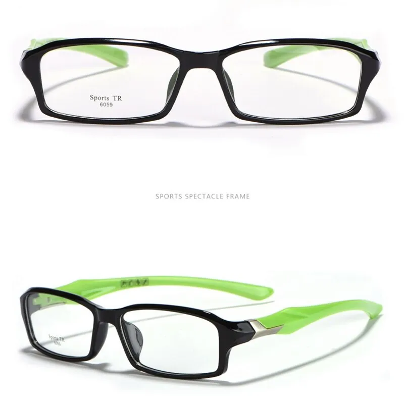 Yimaruili Men's Full Rim TR-90 Resin Sport Frame Eyeglasses 6059