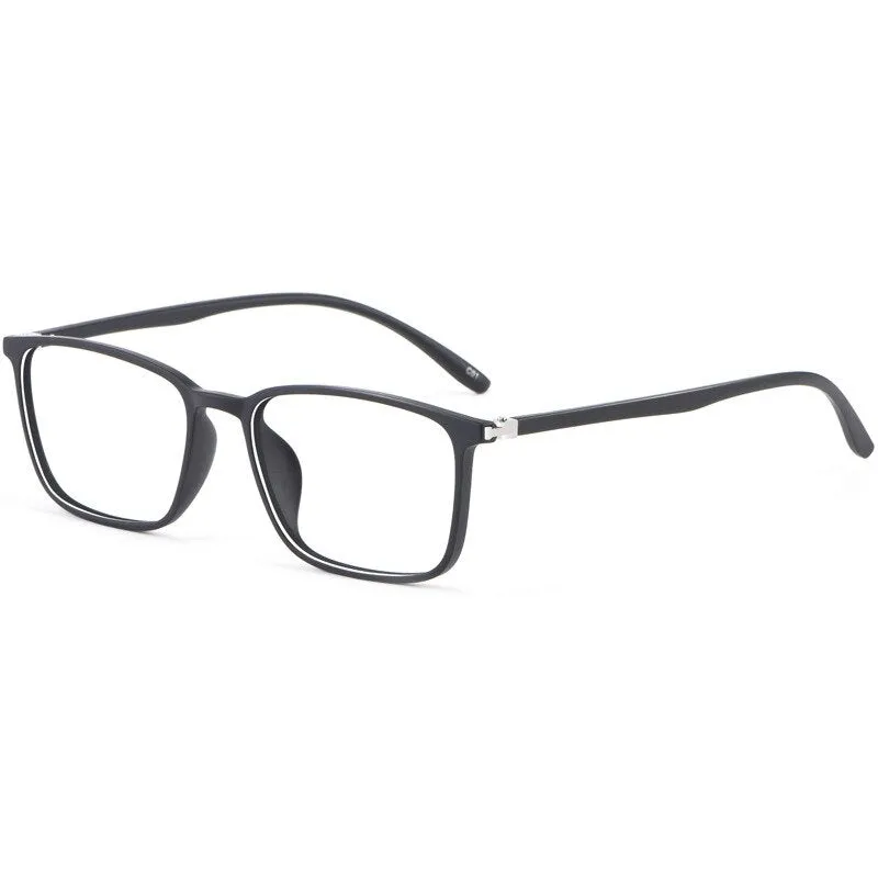 Yimaruili Unisex Full Rim TR 90 Resin Frame Eyeglasses 6633