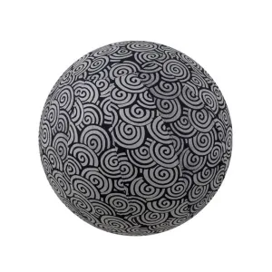 Yoga Ball Cover Size 55cm Design Black Swirl Global Groove