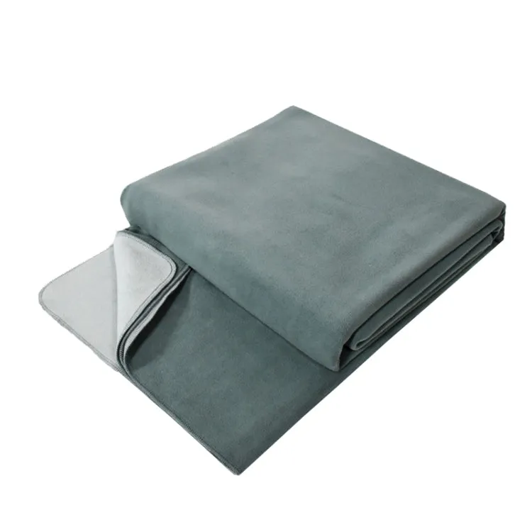 Yoga Blanket Meditation Auxiliary Blanket Yoga Supplies(Deep Gray/Light Gray)