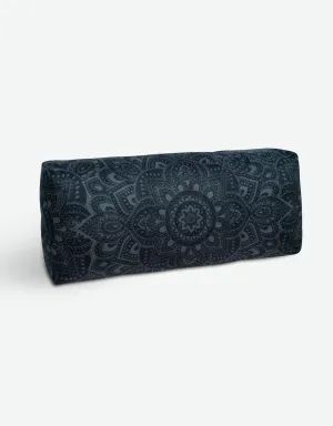 Yoga Bolster - Mandala Charcoal - Premium Comfort & Geometric Style