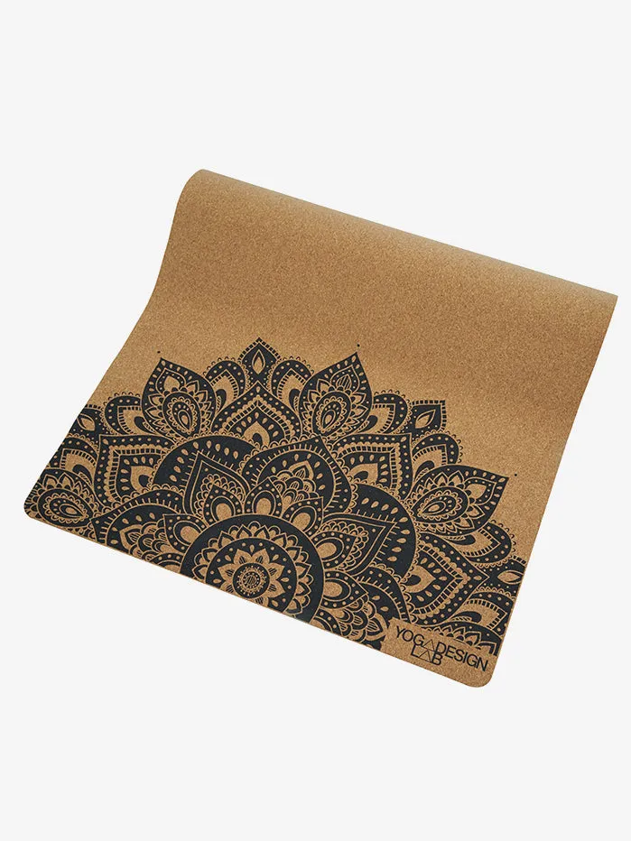 Yoga Design Lab Cork Mat 3.5mm - Mandala Black