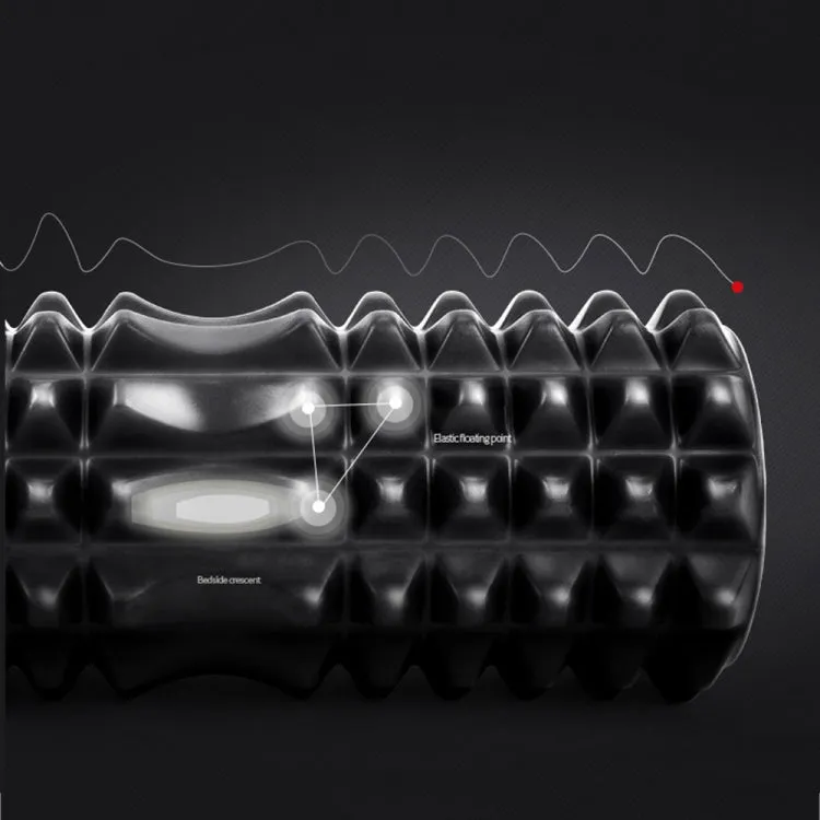 Yoga Pilates Fitness EVA Roller Muscle Relaxation Massage, Size: 33cm x 13cm (Black)