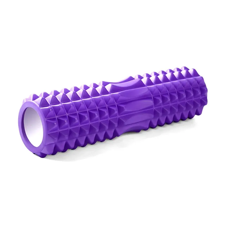 Yoga Pilates Fitness EVA Roller Muscle Relaxation Massage, Size: 45cm x 13cm (Purple)