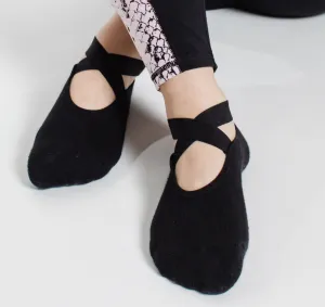 Yoga Socks Black - Grip