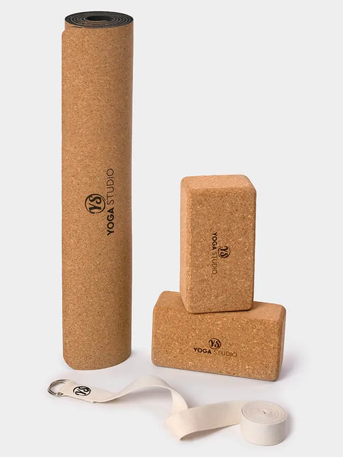 Yoga Studio Eco Starter Cork Yoga Set