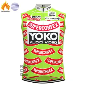 YOKO Fleece Retro Cycling Vest