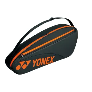 Yonex BAG42323EX - 3 Piece Team Racket Bag [Black/Orange]