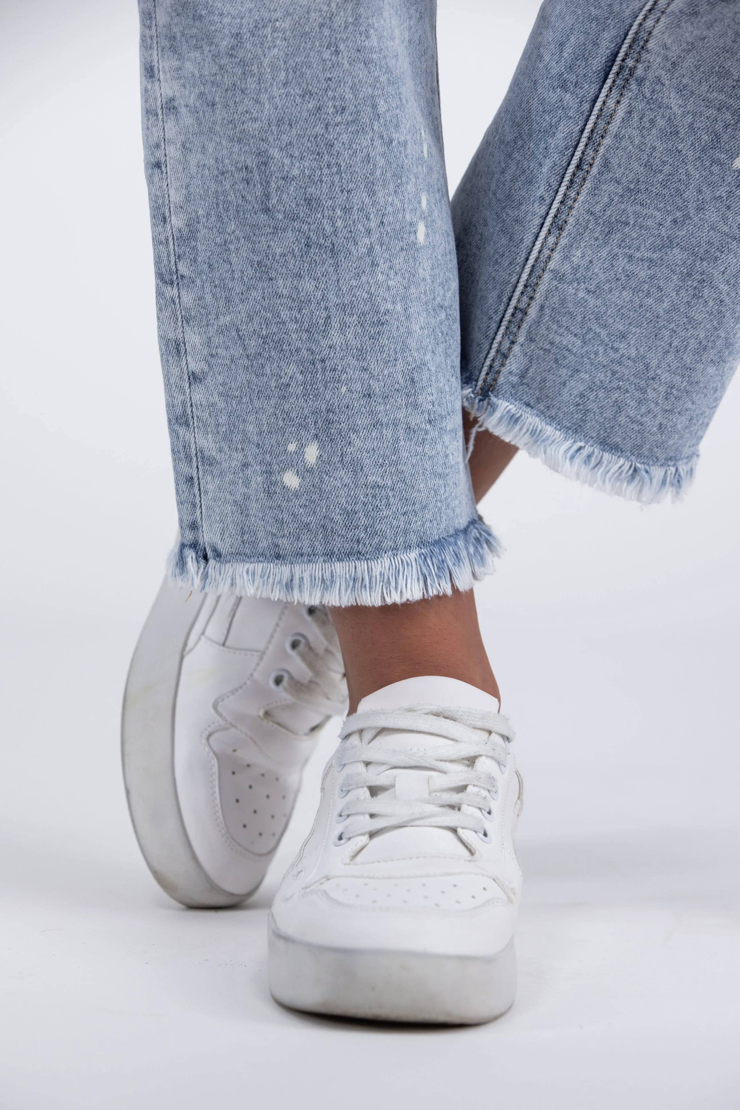 You Owe It To Yourself from Lovervet: High-Rise Tummy Control Ankle Straight Leg Denim