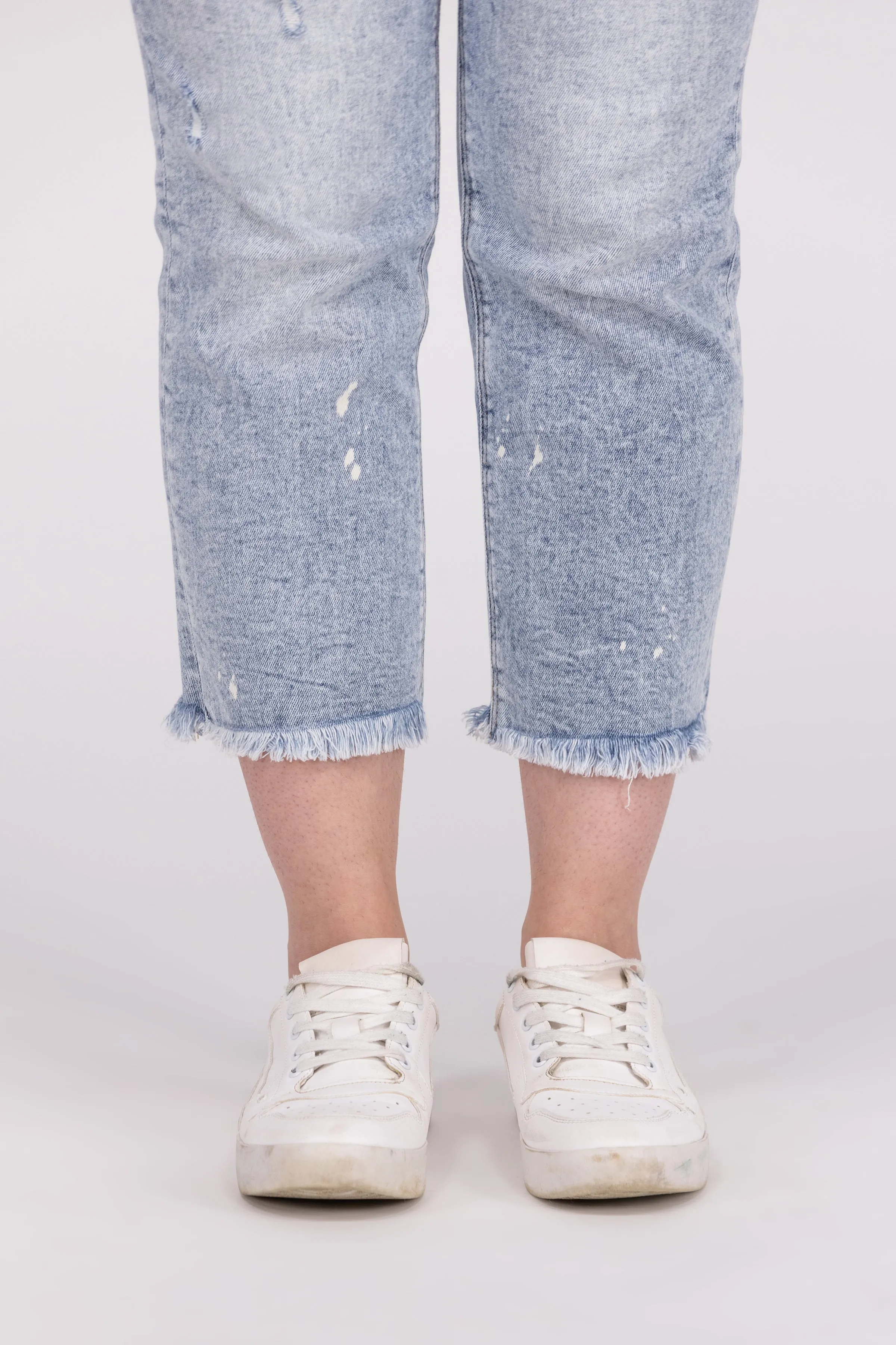 You Owe It To Yourself from Lovervet: High-Rise Tummy Control Ankle Straight Leg Denim