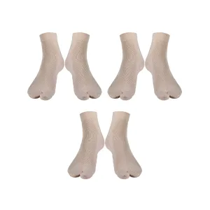 Young Wings Antibacterial Womens Cotton Thumb Ankle Socks 5001 - Pack of 3