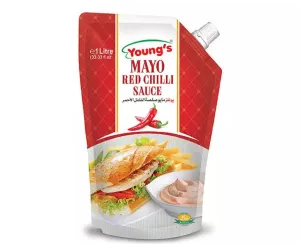 YOUNG`S MAYO RED CHILLI  SAUCE 1LTR