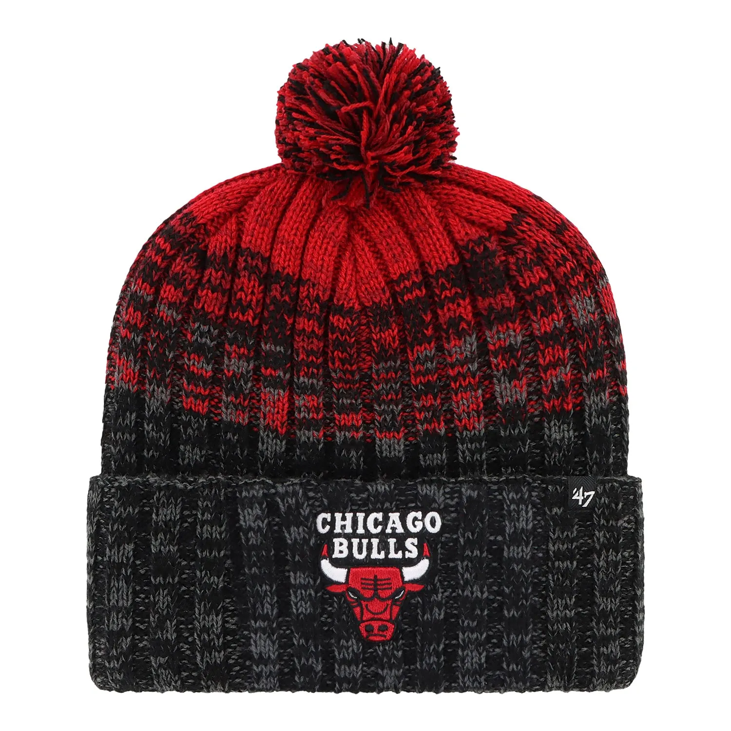 Youth Chicago Bulls 47 Brand  Cascade Cuff Pom Knit