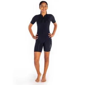 Youth Girls Slim Kini Short Black (Standard)