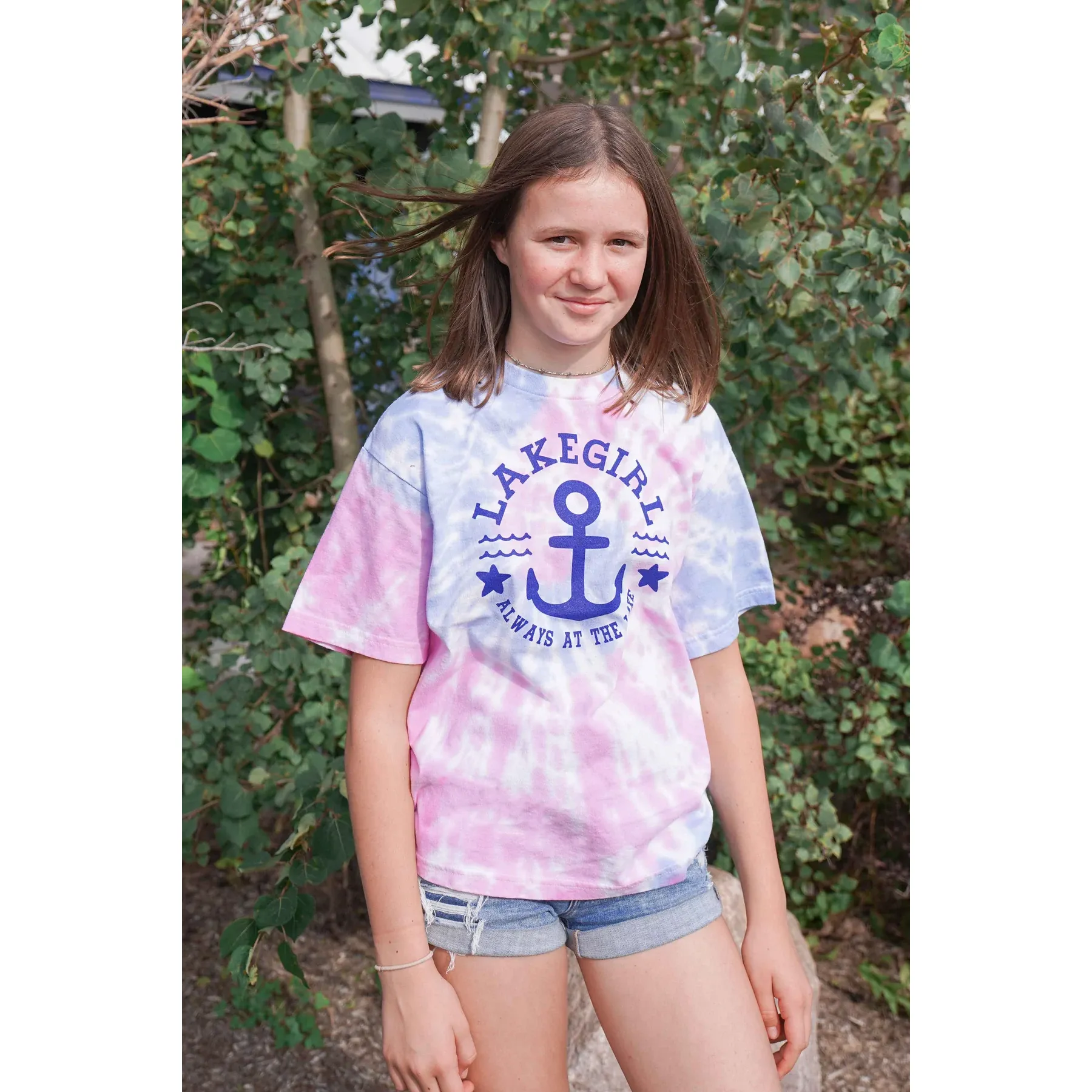 Youth Ringspun Tie Dye Tee