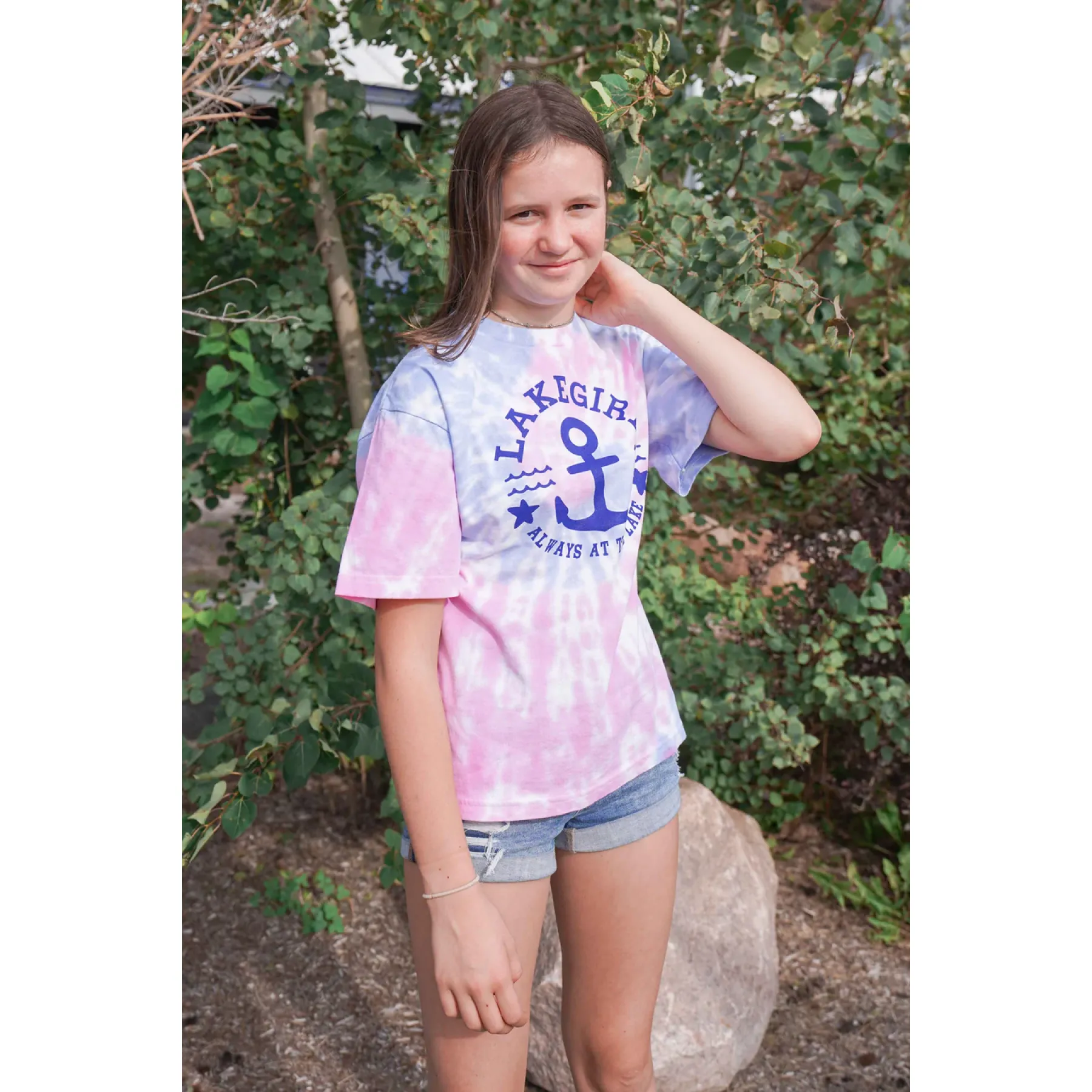 Youth Ringspun Tie Dye Tee