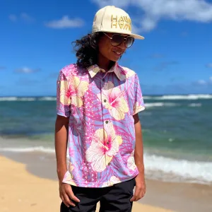 YOUTH VINTAGE ALOHA SHIRT YELLOW