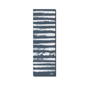 Yune Yoga Blue Striped Stretching Mat Fir