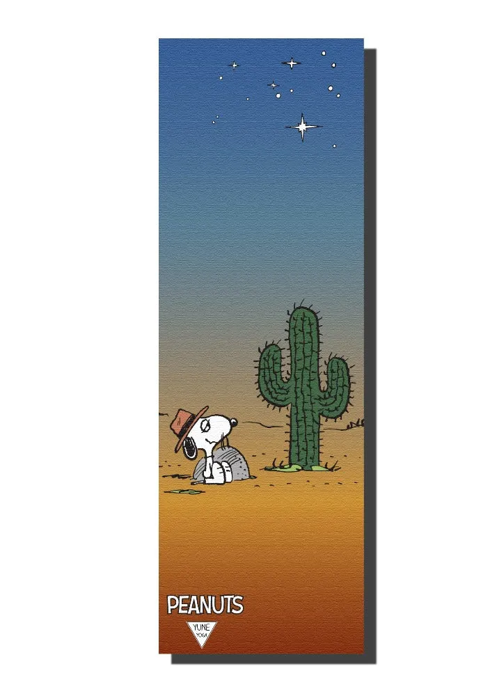 Yune Yoga Mat Peanuts Snoopy Spike Desert