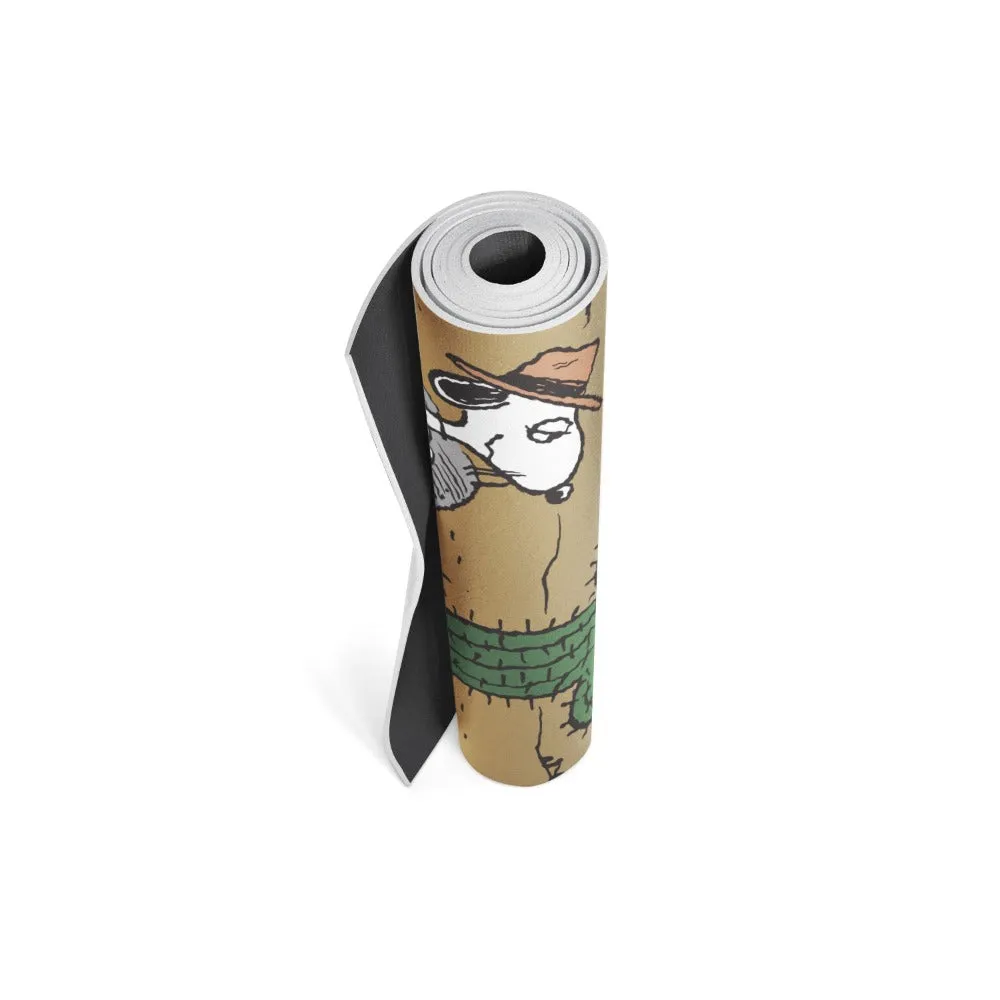 Yune Yoga Mat Peanuts Snoopy Spike Desert