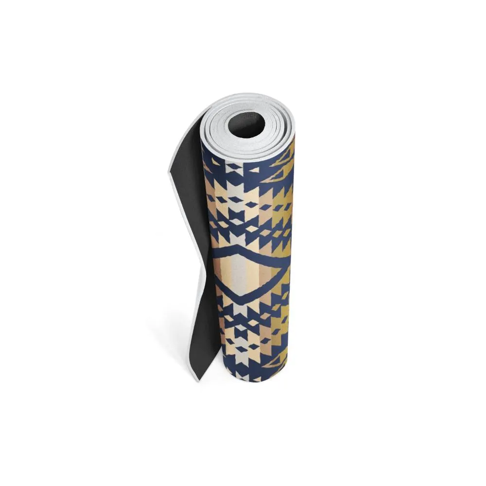 Yune Yoga Mat Pendleton Mission Trail Navy